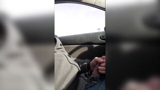 Walmart Parking Lot Gay Masturbation Orgasm Cumshot Big Dick Almost Caught