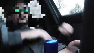 Walmart Parking Lot Gay Masturbation Orgasm Cumshot Big Dick Almost Caught