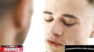 Paddy Drills Sweaty Twunk Jake in Forbidden Stair Fuck with 8 Inch Throbber