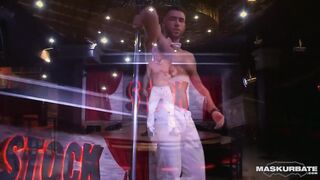 Maskurbate Hunk Big Dick Stripping Teasing Masturbating Solo Male Gay