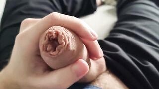 Swedish Amateur Tease Destroyed Gushing Uncut Cock