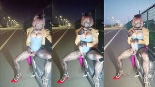 Slutty Kitten Outdoor CAM4 Femboy Masturbating With Pantyhose And Bigass Stockings Gushing Gay Cumshot
