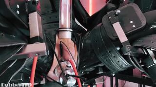 Rubber Gay BDSM Fetish Machine Breath Control Edging Anal Buttplay Solo Male Amateur HD