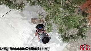 Gagging on Hung Straight Dude Destroyed Gushing Throat Fuck Interracial Blowjob