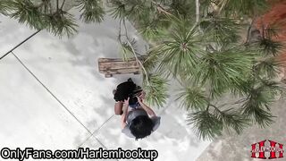 Gagging on Hung Straight Dude Destroyed Gushing Throat Fuck Interracial Blowjob