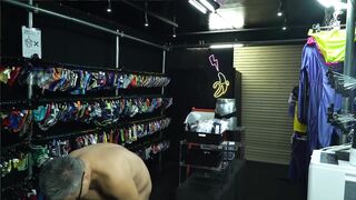 Jock Off Gay Navy Guy Trying On Sexy Underwear Solo Verified Amateur