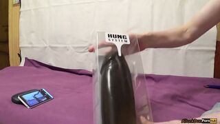 Hung Dildo System Destroys Gay Ass Gape Ride Cum Flood