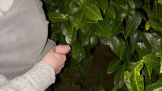 Winter Piss Geyser Drowns Big Foreskin Cock Cum Flood