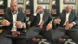 Alpha Jason's Fat Cigar Cock Gushes Suit Wrecker Cum