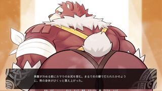 Furry Bear's Massive Gaping Ass Flooded with Cum in Tavern Poundfest