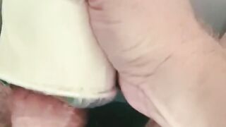1$ Fake Pussy Chokes Cock Gushes Thick Cum Flood