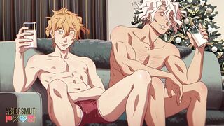 Femboy Twink Guzzles Gushing Cum After Brutal Facefuck