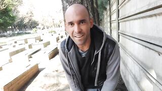 Cemetery Caged Sub Ass Ripped Dildo Gush For Owner