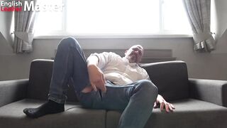 Gassy Stepdad Rips Jeans Farts Choke StepSon Gagging