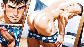 Neighbor Destroyed My Gaping Anime Ass Cum Gushing Out