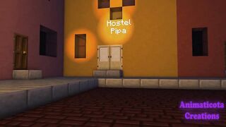 Emo Twink Choked Gushing in Minecraft Dick Hostel Orgy