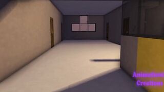 Emo Twink Choked Gushing in Minecraft Dick Hostel Orgy
