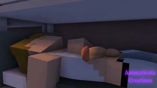 Emo Twink Choked Gushing in Minecraft Dick Hostel Orgy