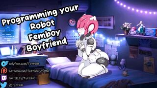 Hacked Robot Femboy Drains Balls Gushing Cum Flooded