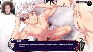 Yuto's Soapy Big Dick Milked Gushing in Jock Lockers Chaos