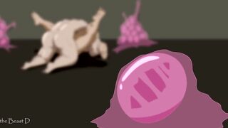 Alien Slime Bloats Muscle Daddy Cock Eggs Gush Out Destroyed