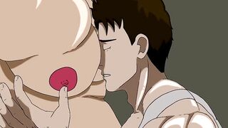 Alien Slime Bloats Muscle Daddy Cock Eggs Gush Out Destroyed