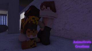 Flambae Ass Destroyed Gushing Cum Choked Public Minecraft Fuckfest
