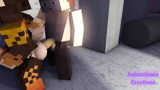 Flambae Ass Destroyed Gushing Cum Choked Public Minecraft Fuckfest