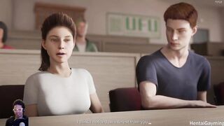 Redhead Military Hunk Jerks to HentaiGayming Buddy Cum Flood
