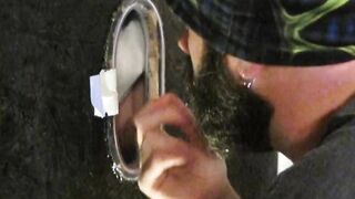 Daddy Gloryhole Cock Explodes Gushing Cum Worship Destroyed