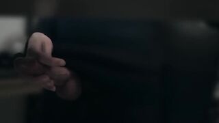 Office Big Dick Stroke Caught Gushing Cum Explosion Busted