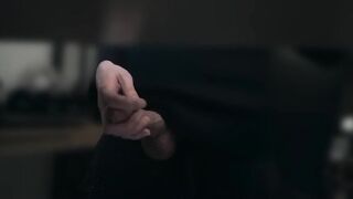 Office Big Dick Stroke Caught Gushing Cum Explosion Busted
