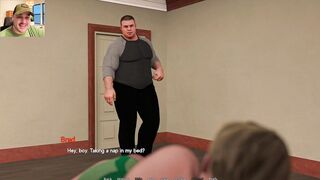 Daddy Brad Raw Fucks Virgin Twink Ass Gushing Cum Destroyed Hole