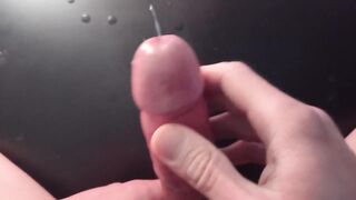 Uncut Twink Glans Erupts Massive Cum Flood Everywhere POV