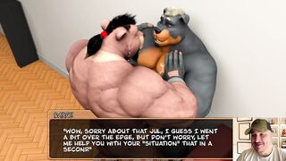 Sarge Grips Rottie Beef Till Cum Explodes Addictive Gush