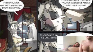 Wolf Chokes Bunny Hole Gushing Cum Castle Yiff Destroyed