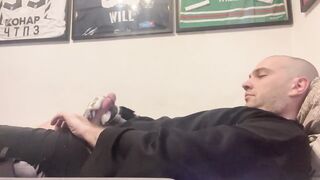 Soccer Gloves Cleats Socks Flooded In Gushing Gay Cum Explosion