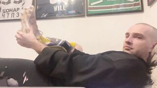 Soccer Gloves Cleats Socks Flooded In Gushing Gay Cum Explosion