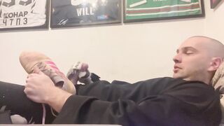 Soccer Gloves Cleats Socks Flooded In Gushing Gay Cum Explosion