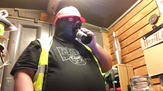 BuilderPiggy Chugs Crushes Guts Explosive Burp Cum Flood