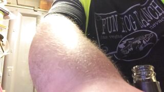 BuilderPiggy Chugs Crushes Guts Explosive Burp Cum Flood
