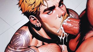 Hairy Miami Daddy Chokes Gushing Cock Cum Destroyed