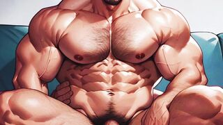 Hairy Miami Daddy Chokes Gushing Cock Cum Destroyed