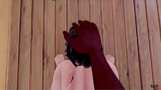 Levi Destroys Eren's Ass Gushing Cum in Yaoi Frenzy Money Piles