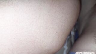 Big Dick Destroys Ass Deep Bareback Creampie Gush