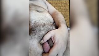 Chubby Dom Crushes Balls JOI Gush Cum Eat Surprise