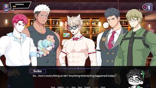Bear Prof Chokes Twink on Gushing Cum in Art Class
