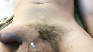 Latino Twink's Giant Cock Gushes Massive Cum Explosion