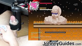 Final Boss Edges My Big Cock Till Gushing Cum Wreckage