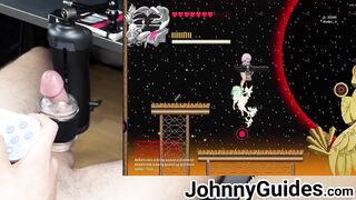 Final Boss Edges My Big Cock Till Gushing Cum Wreckage
